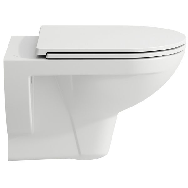 LAUFEN Pro Pack spülrandloses (H8669510000001) (H8669510000001) und Sitz mit weiß Wand-WC Deckel