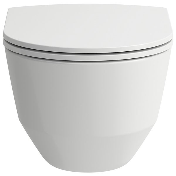 Pro mit Deckel, LAUFEN und (H8669570000001) Pack (H8669570000001) spülrandloses Wand-WC Sitz weiß