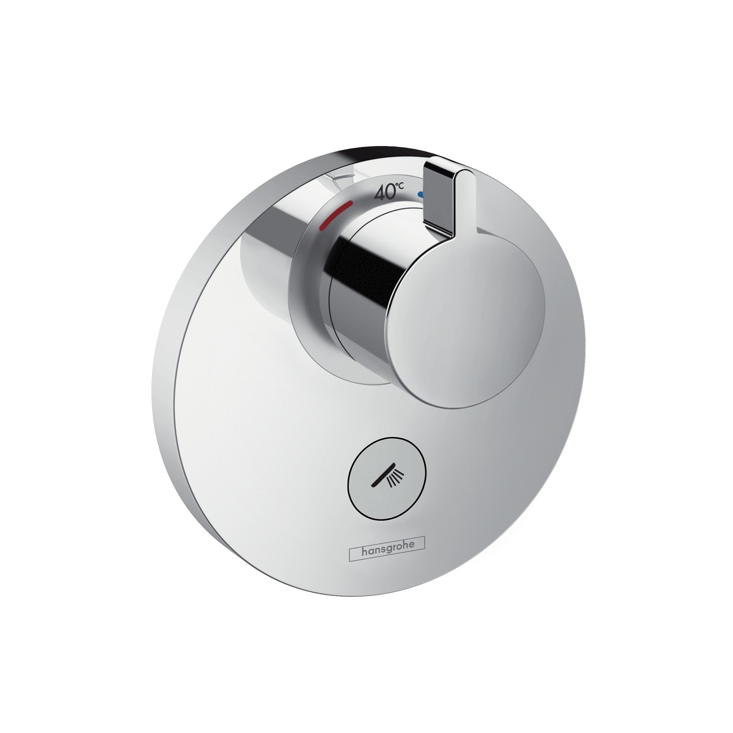 Hansgrohe Thermostat, Unterputz, ShowerSelect S, Highflow , 1 Verbraucher/1  Ausgang, chrom (15742000) (15742000)